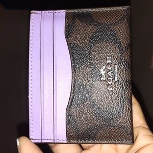 Coach card holder